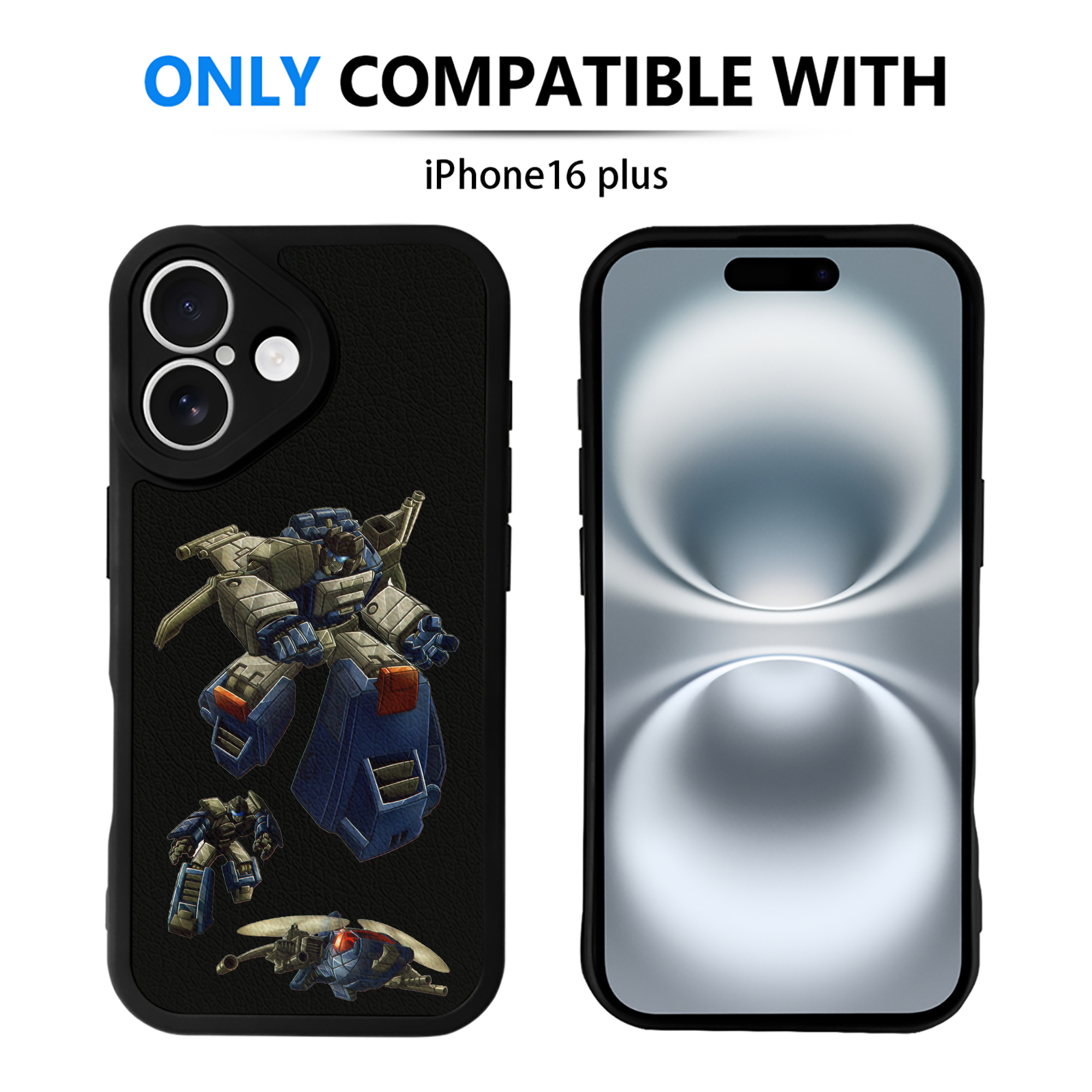 （画像用）  【iPhone 16シリーズ対応】シリコンスマホケース（レザー調） 材質：シリコン